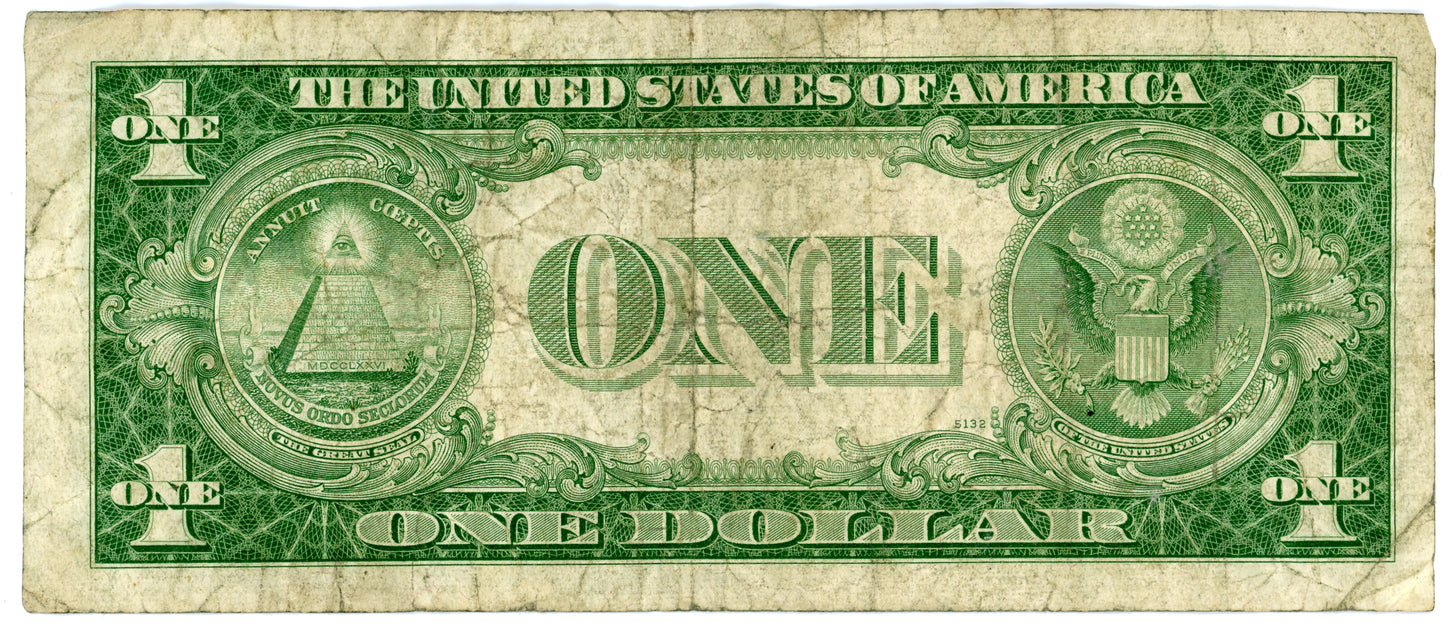 1935 D $1 Silver Certificate Clark Snyder F-1613N U40891086F