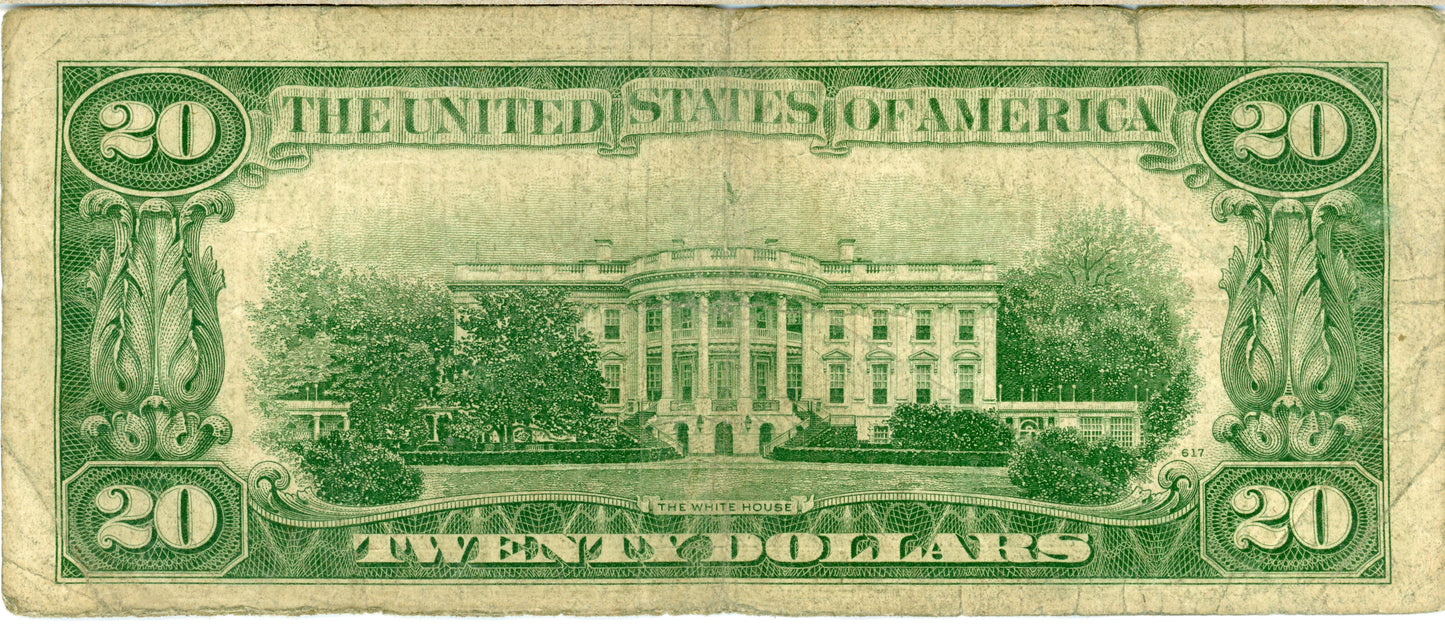 1934 C 20$ FRN Julian and Snyder F-2057F F65824580A