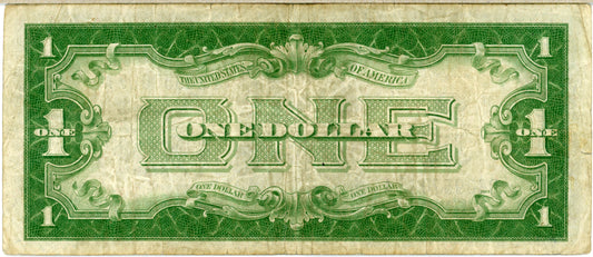 1934 $1 Silver Cert Note Julian Morgenthau F-1606 D60957085A