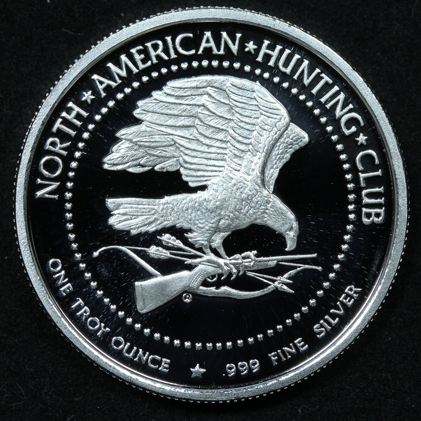1 oz .999 Fine Silver - North American Hunting Club - Muzzleloader World Record w/ Capsule