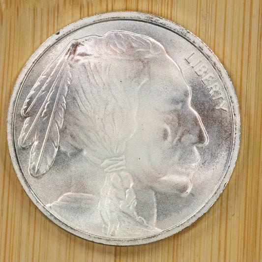 Generic Buffalo Indian Head 1 oz Silver Round .9999 Fine