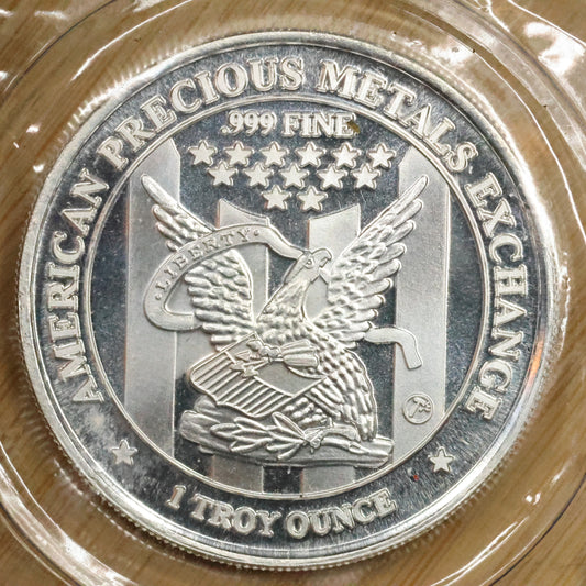 1 oz .999 Fine Silver APMEX Silver Eagle Round - Sealed