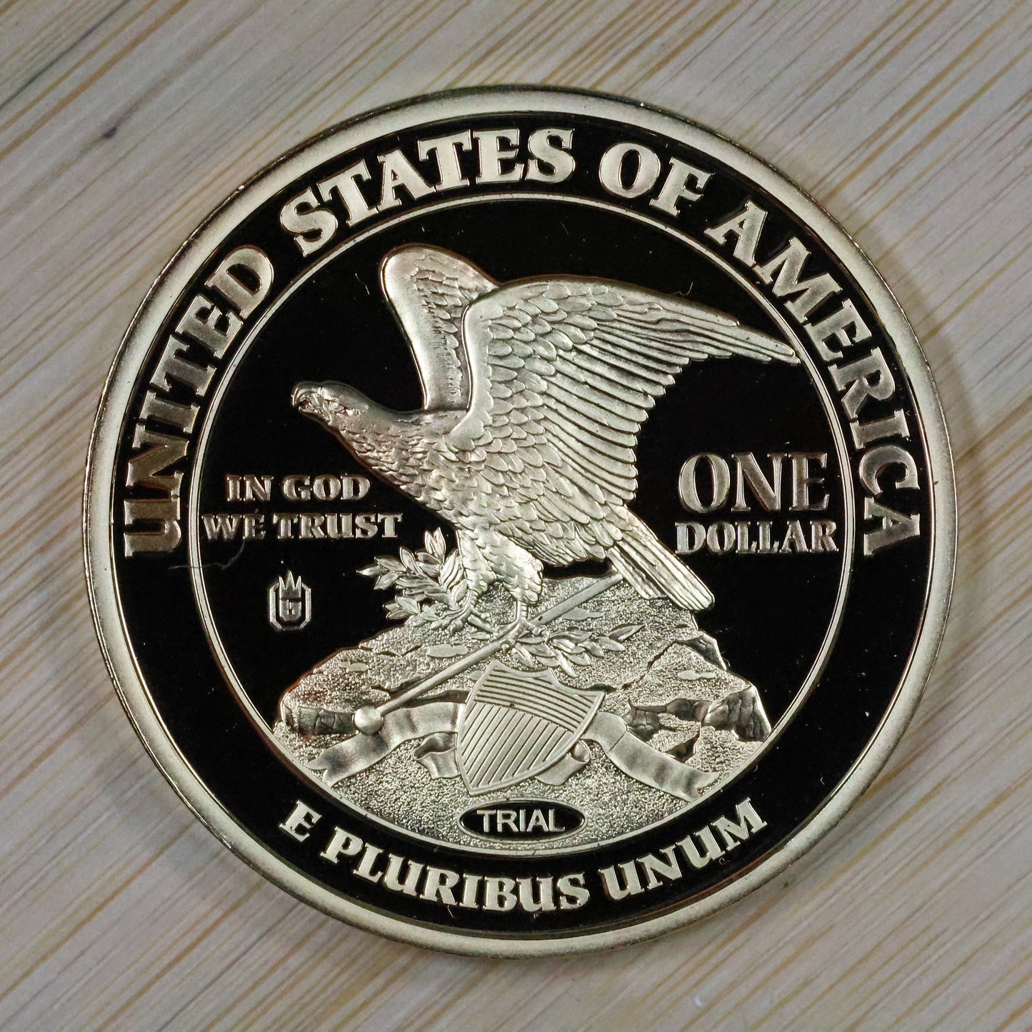 American Mint Classic Head Trial Medal 40 MM In Capsule