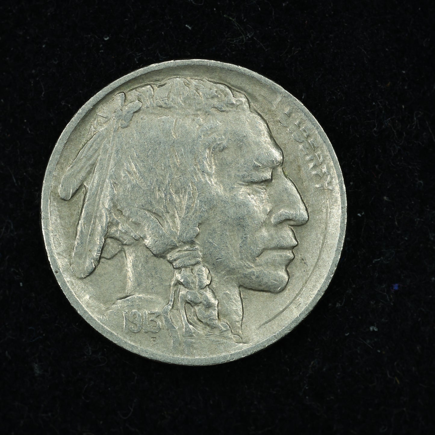 1913 Buffalo 5c Liberty Nickel Variety 1
