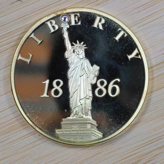 American Mint Statue of Liberty 1886 Medal 40 MM In Capsl