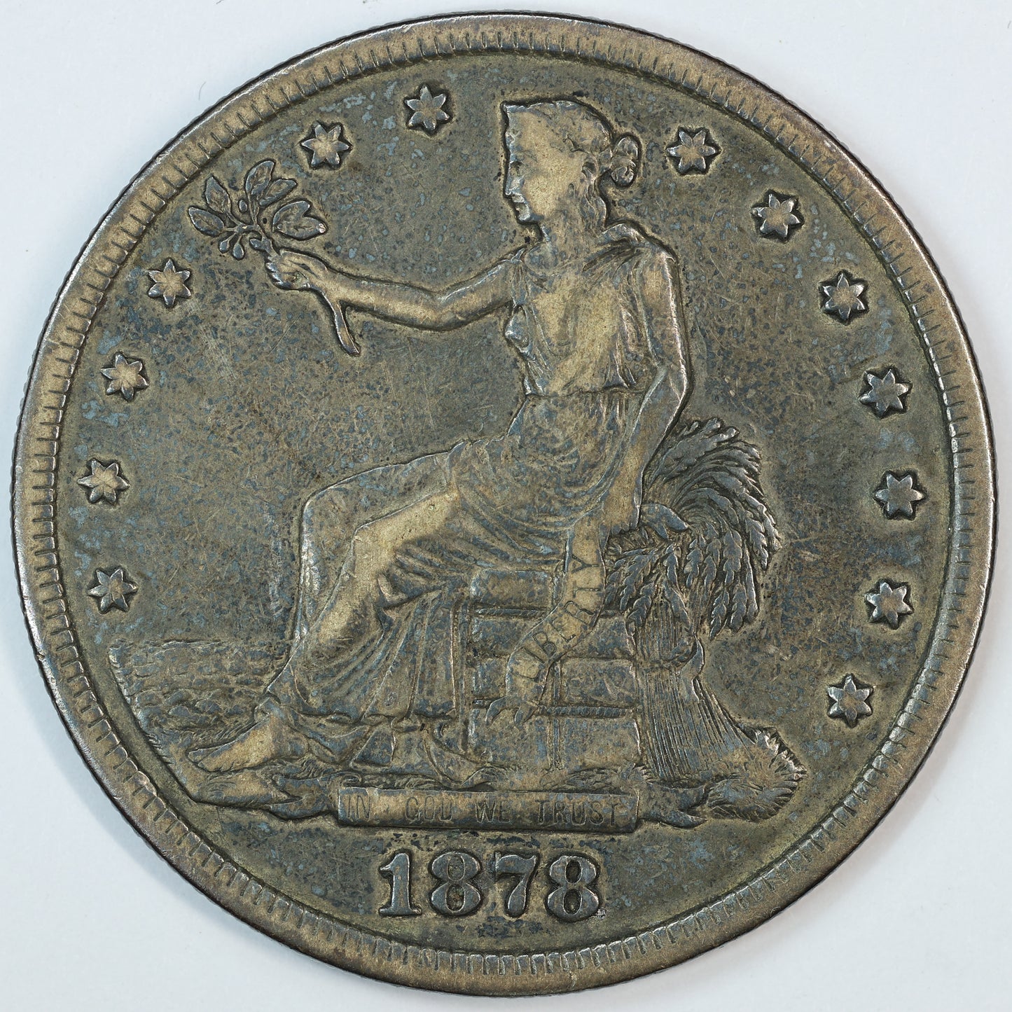 1878 S US Trade Dollar Nice Condition San Francisco