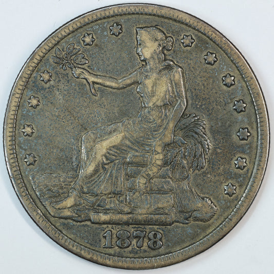 1878 S US Trade Dollar Nice Condition San Francisco