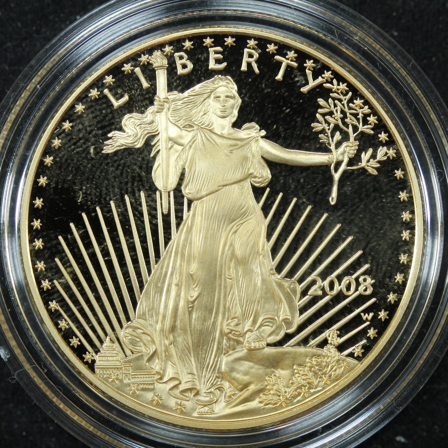 2008 4-Coin American Gold Eagle Proof Set (w/Box & COA)