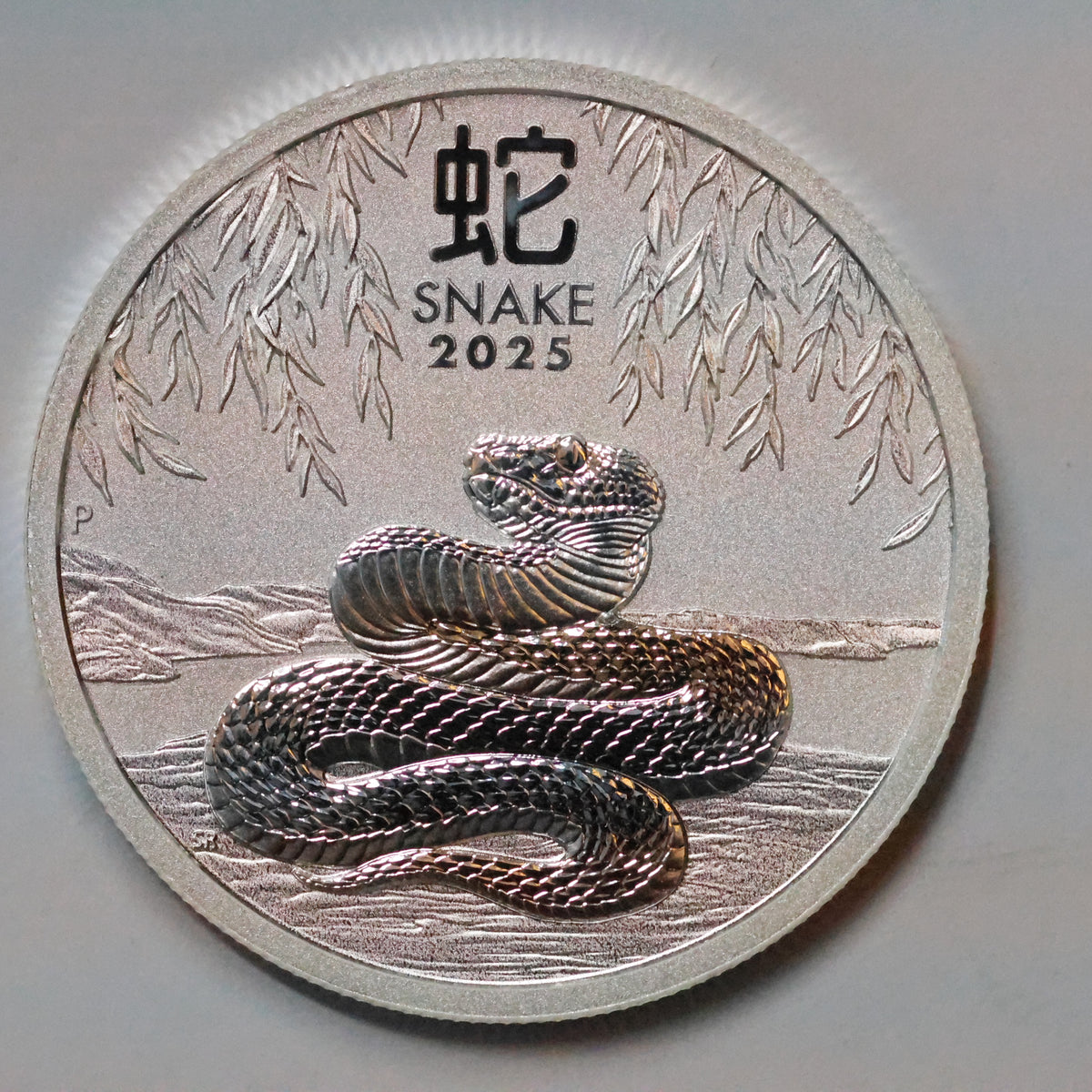2025 1/2 oz Silver .9999 Fine Silver Australian Lunar Snake 50c Coin w/ Capsule