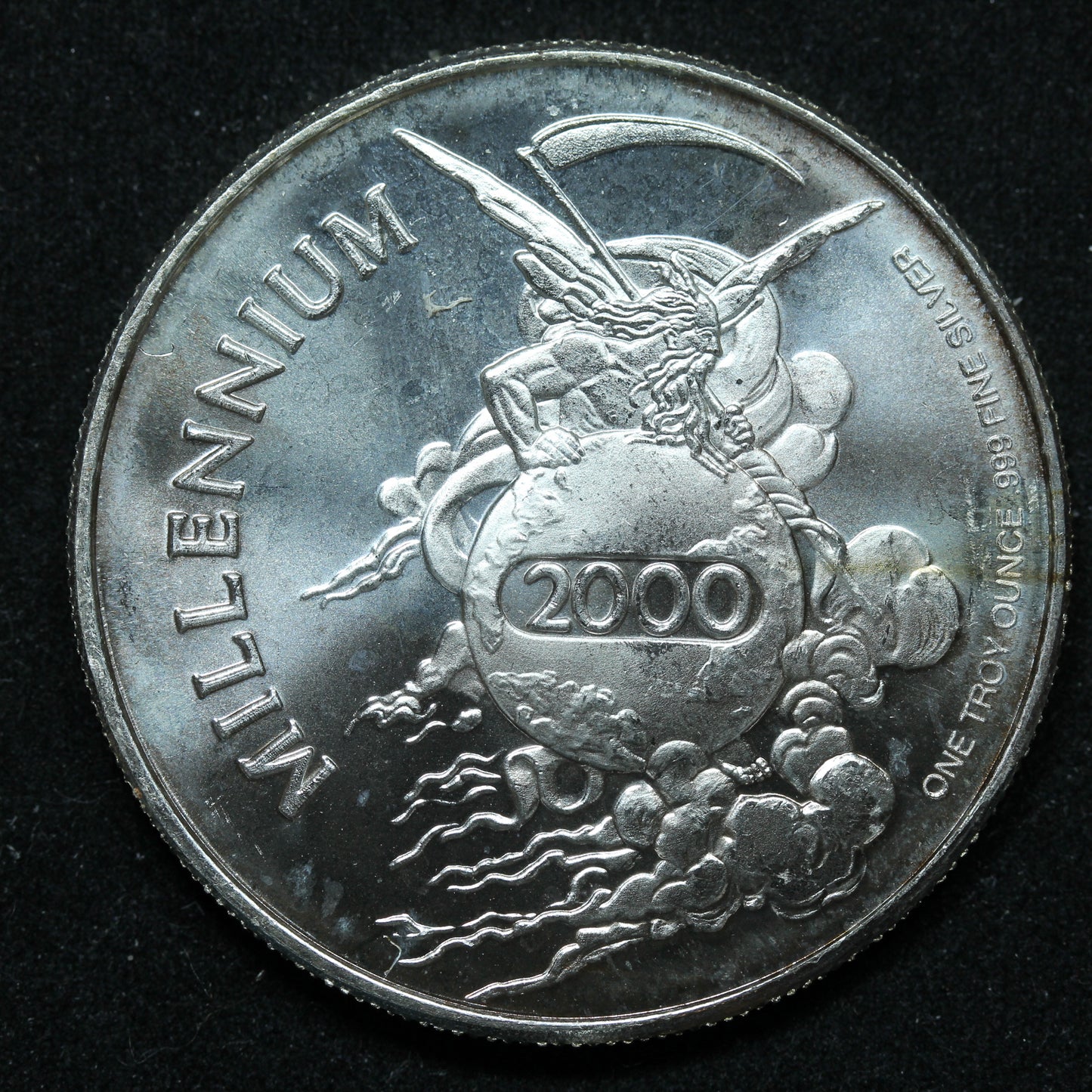 1 oz .999 Fine Silver - 20th Century Millennium 2000 Astronaut