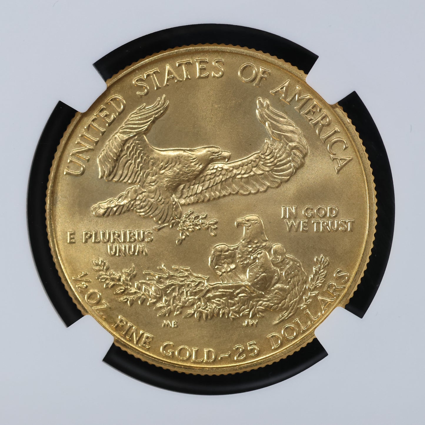 1992 1/2 oz Gold American Eagle 25$ Bullion Gold Coin - NGC MS 69
