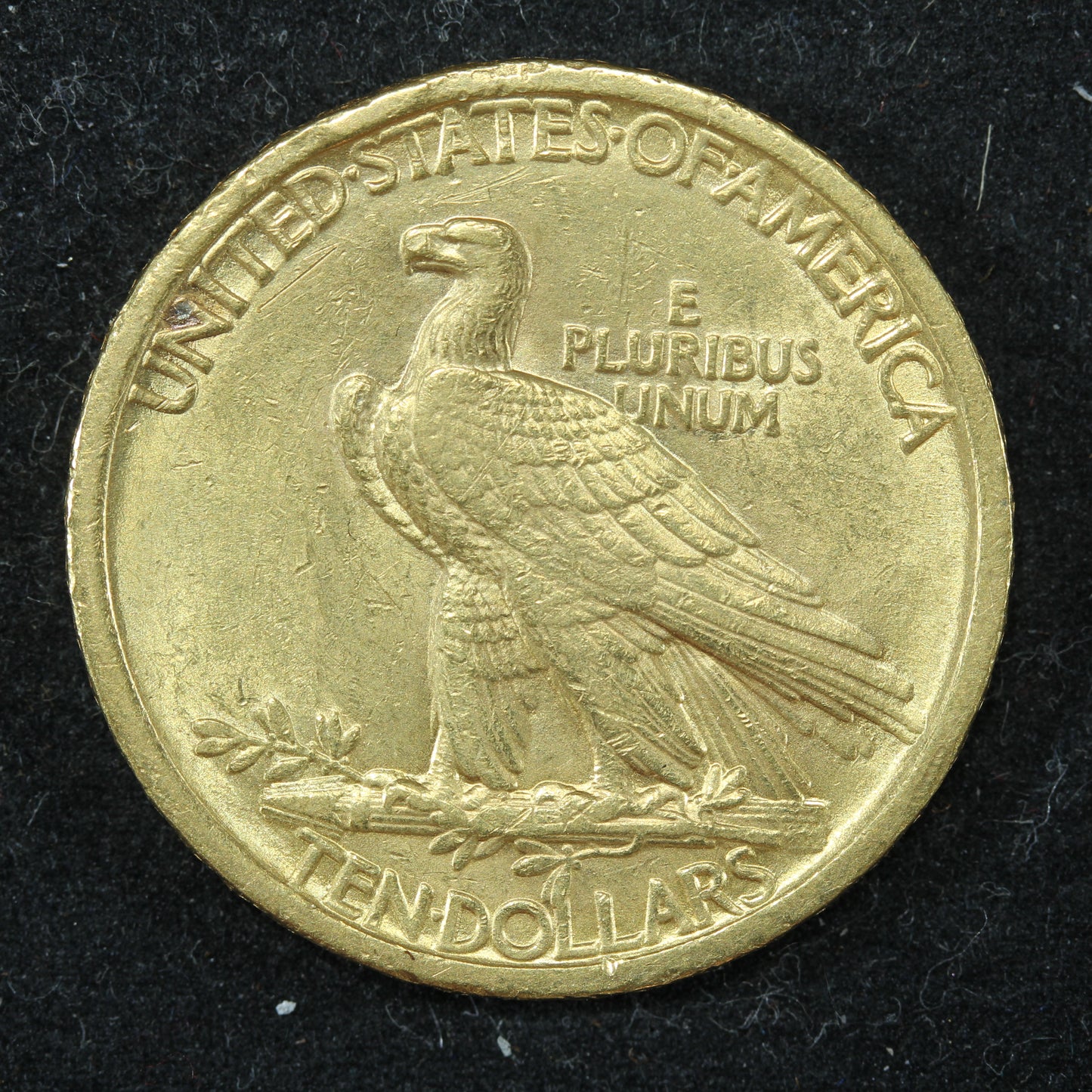 1908 Indian Head $10 Gold Eagle Coin No Motto