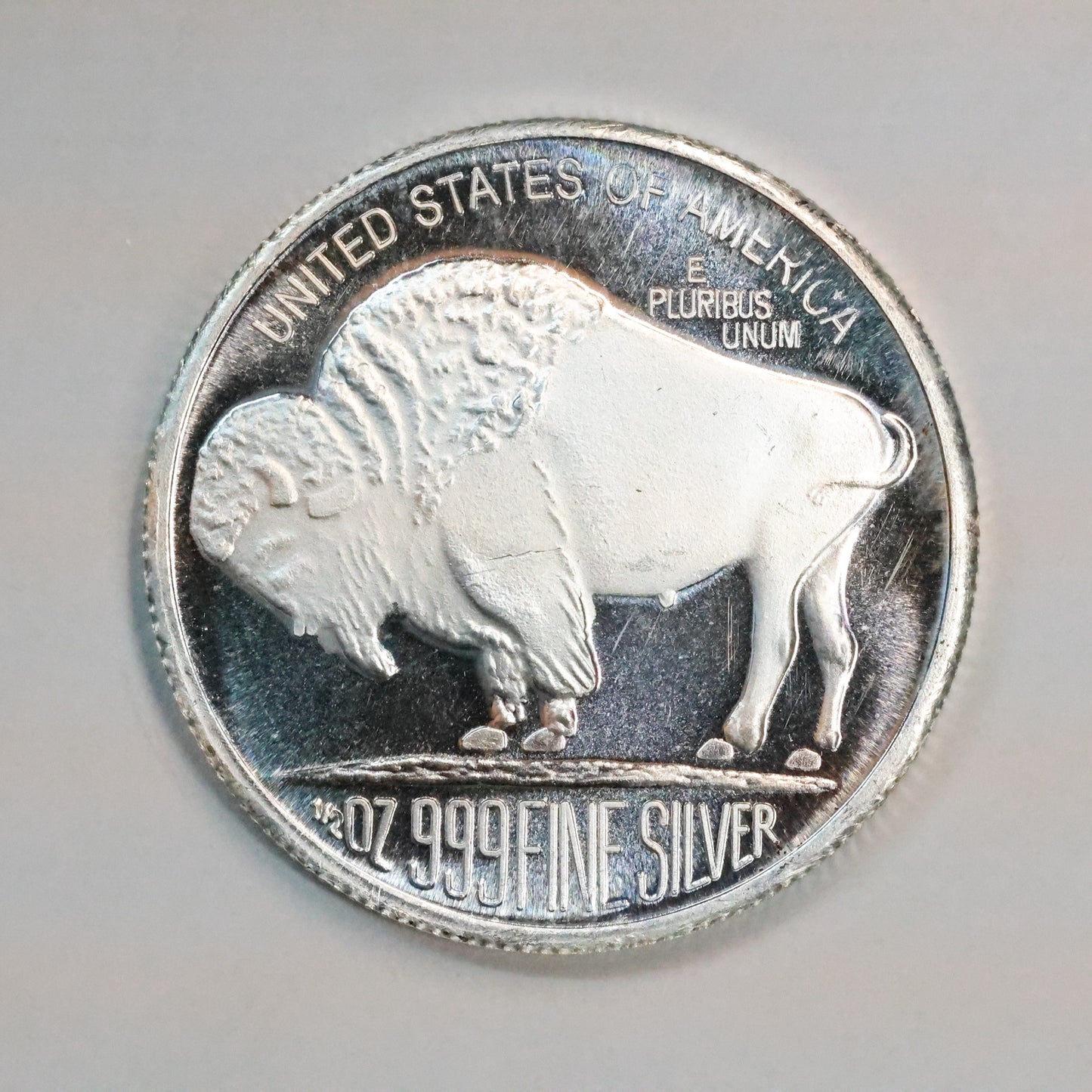 SilverTowne 1/2 Troy oz .5 oz Buffalo Round .999 Fine