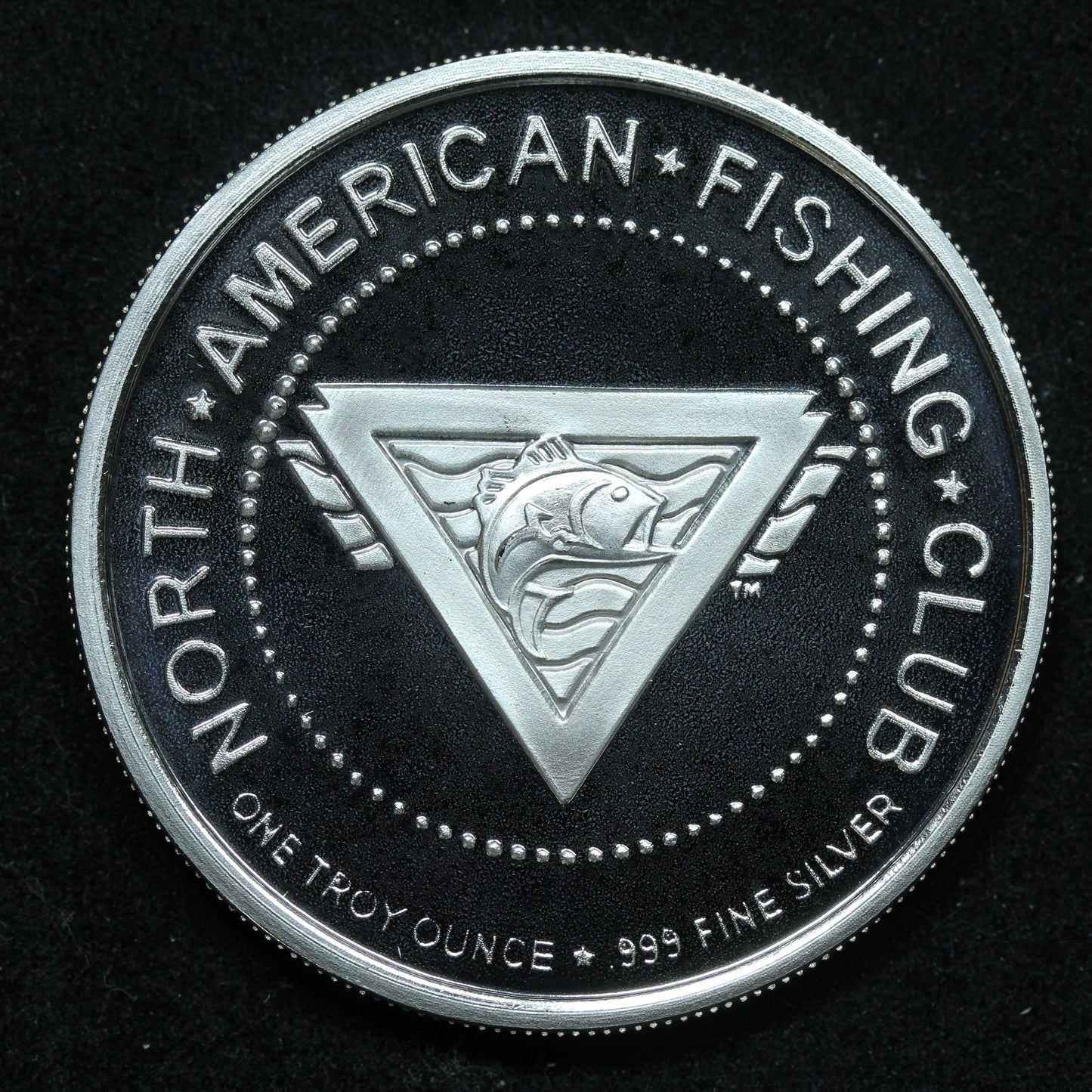 1 oz .999 Fine Silver - National Fishing Grand Slam - Brook Trout w/ Capsule