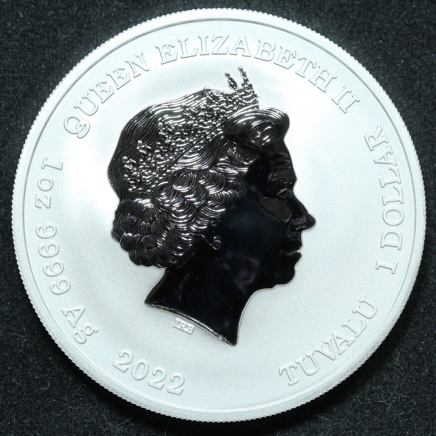 2022 Tuvalu 007 James Bond One Dollar $1 Silver Round Coin w/ Capsule