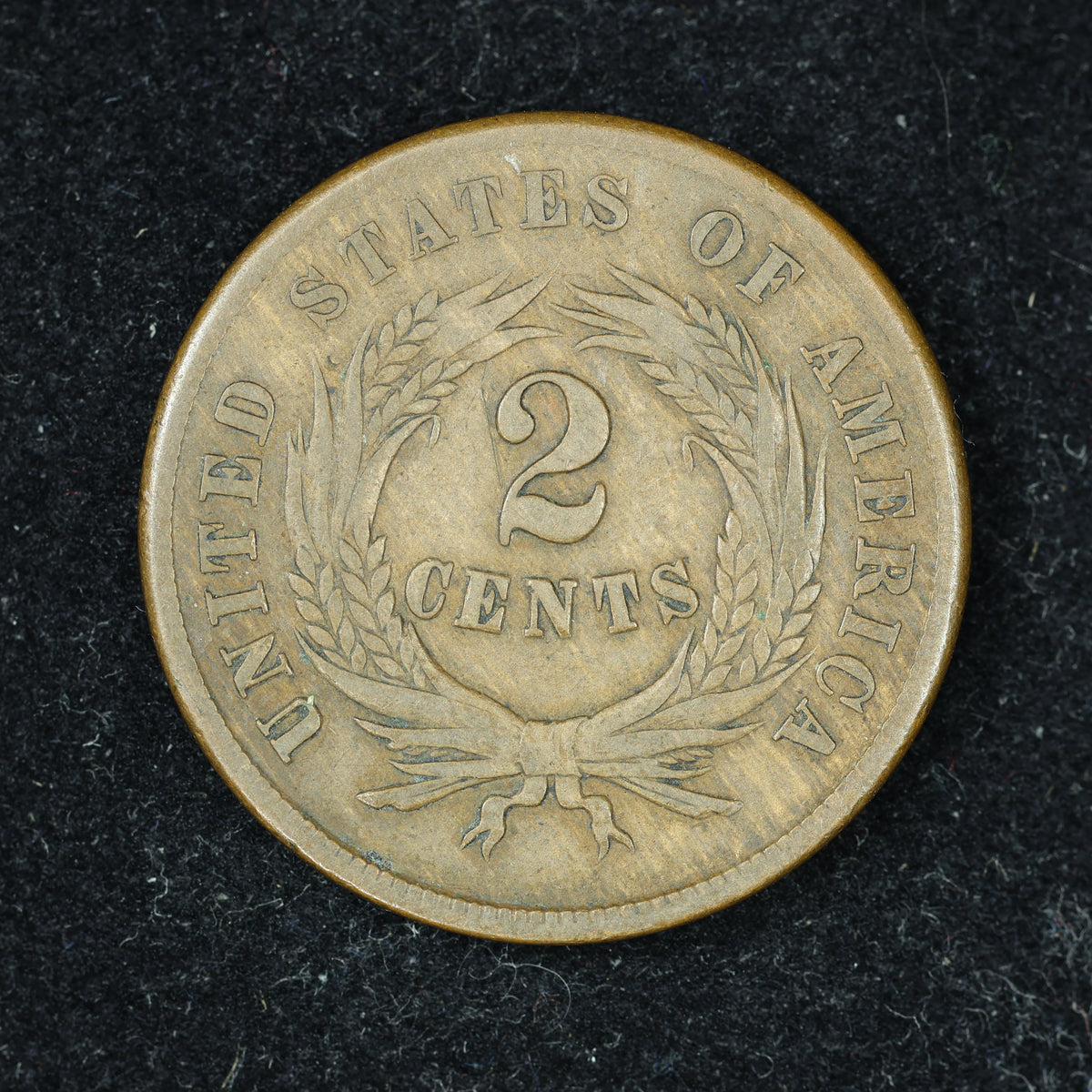 1864 2c Two Cent Piece United States