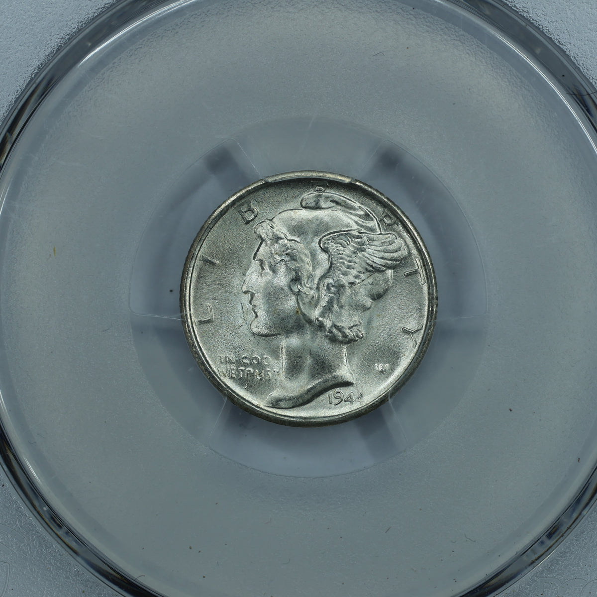 1944 S (San Francisco) Mercury Dime 10c - PCGS MS66