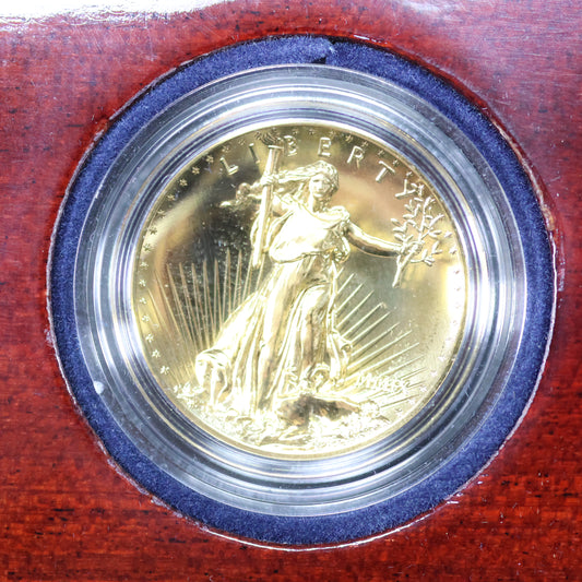 2009 Ultra High Relief Double MMIX Eagle St. Gaudens 1 oz $20 w/ OGP and Book