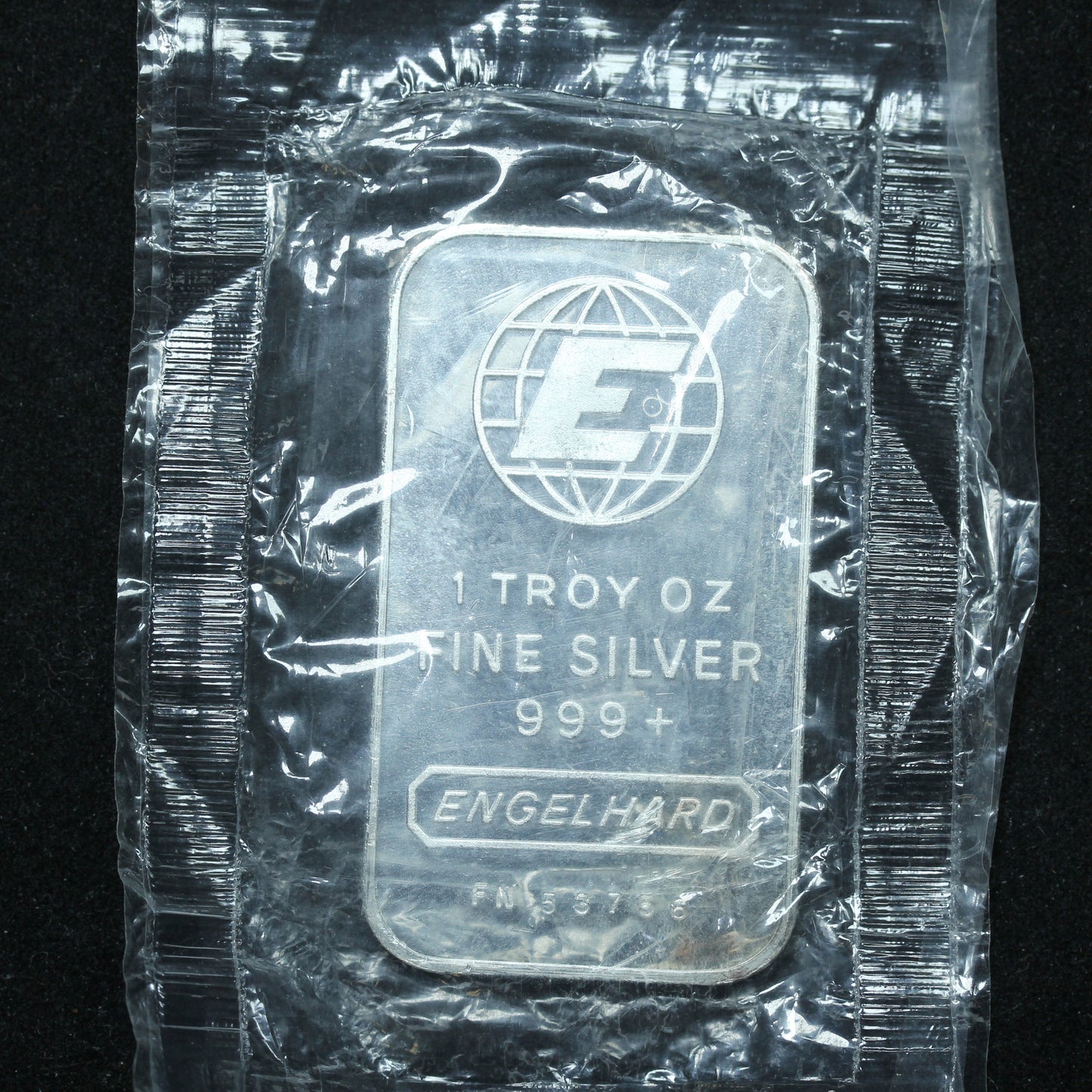 1 oz .999 Fine Silver Engelhard Bar - #FN53756 - Sealed