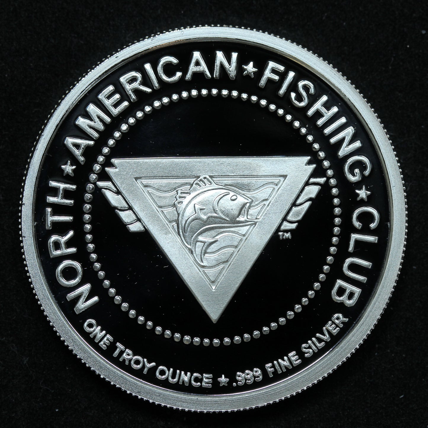 1 oz .999 Fine Silver - National Fishing Grand Slam - Striped Bass w/ Capsule