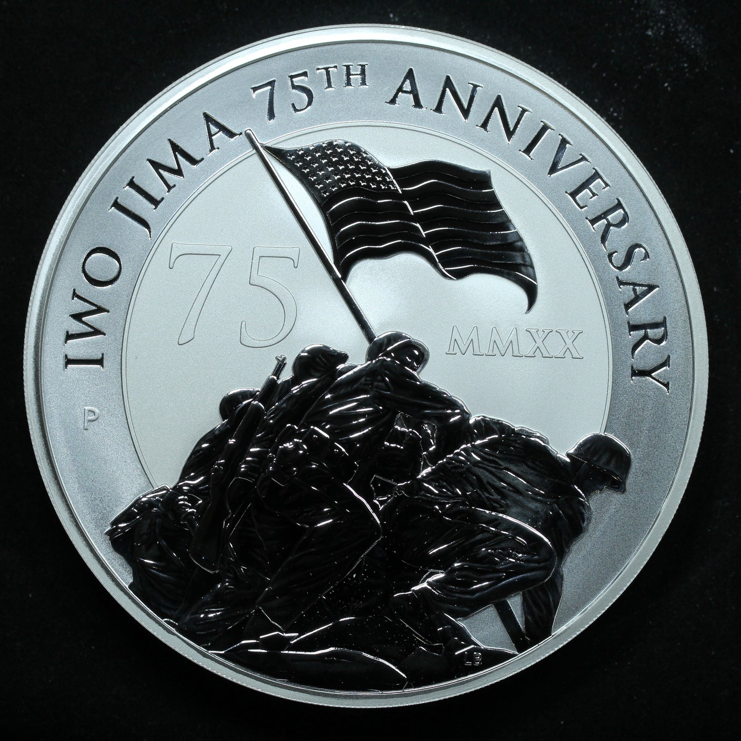 2020 P $30 Iwo Jima 75th Anniversary 1 Kg Kilo Silver Proof Coin w/ Capsule