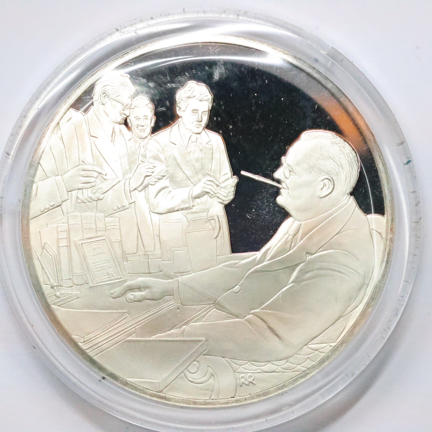 Franklin Mint STERLING SILVER Medals - History of American Presidency - Hundred Days