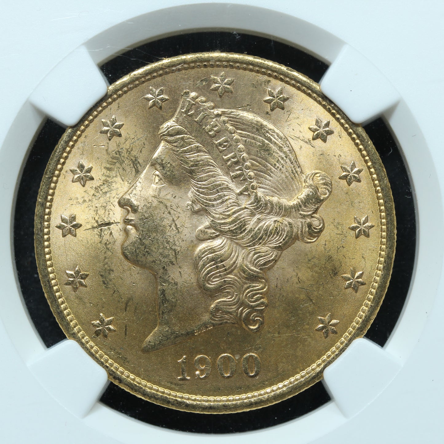 1900 US Gold $20 Liberty Head Double Eagle - NGC MS64