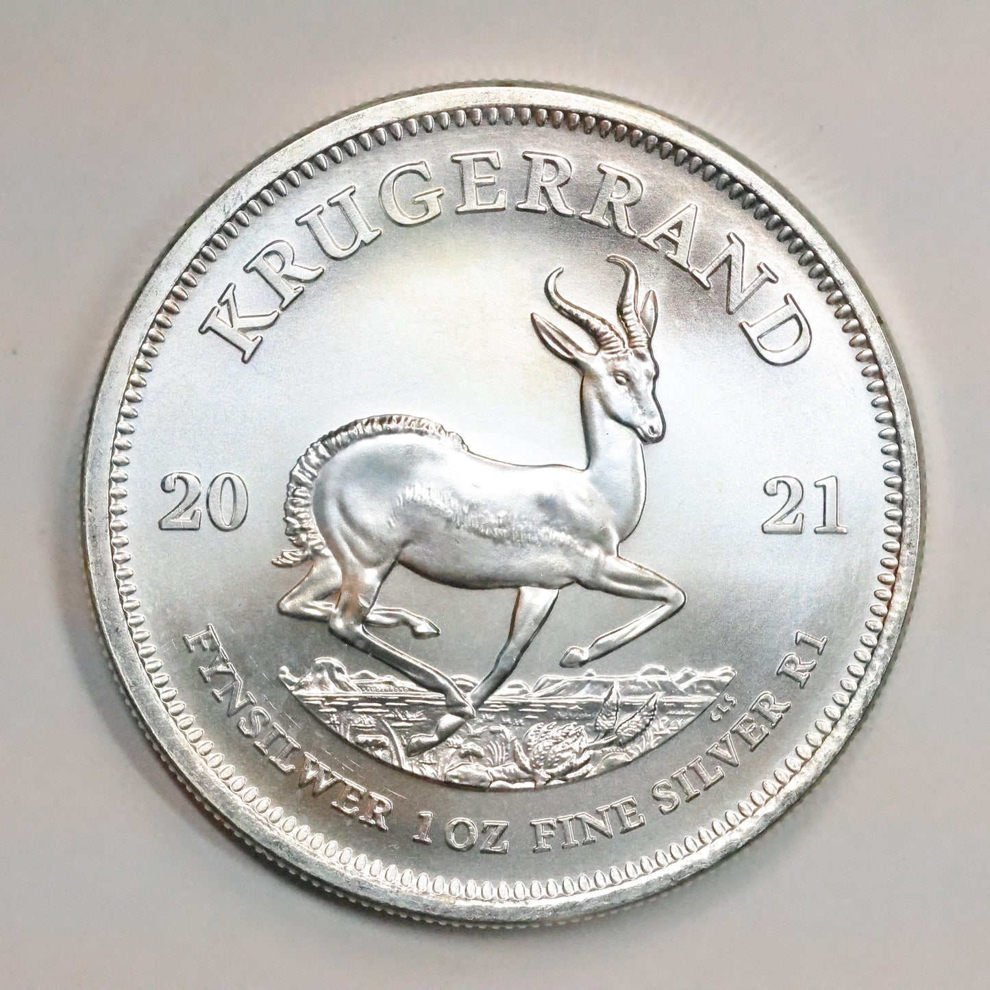 2021 1 Ozt Silver Krugerrand .999 Fine Round