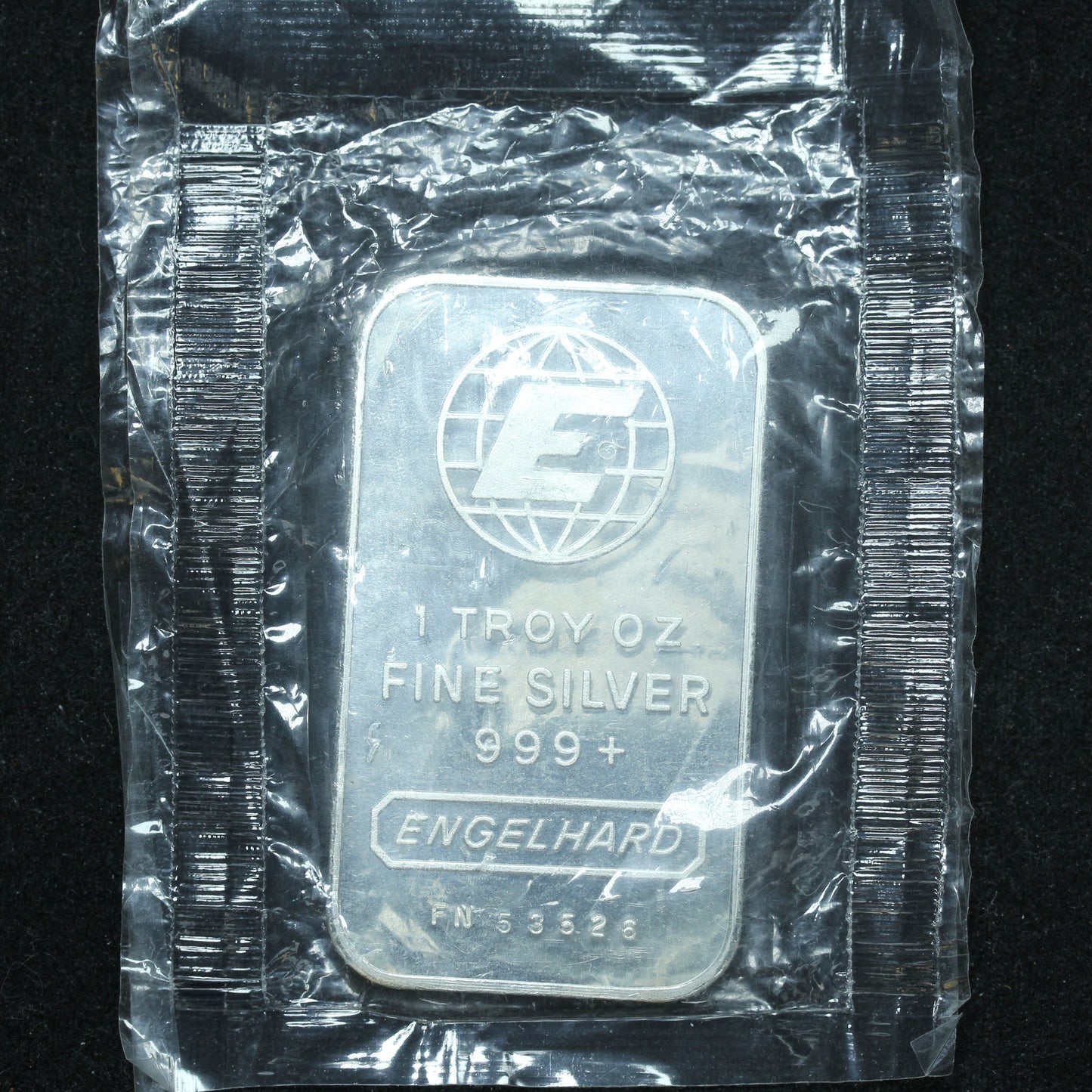 1 oz .999 Fine Silver Engelhard Bar - #FN53526 - Sealed