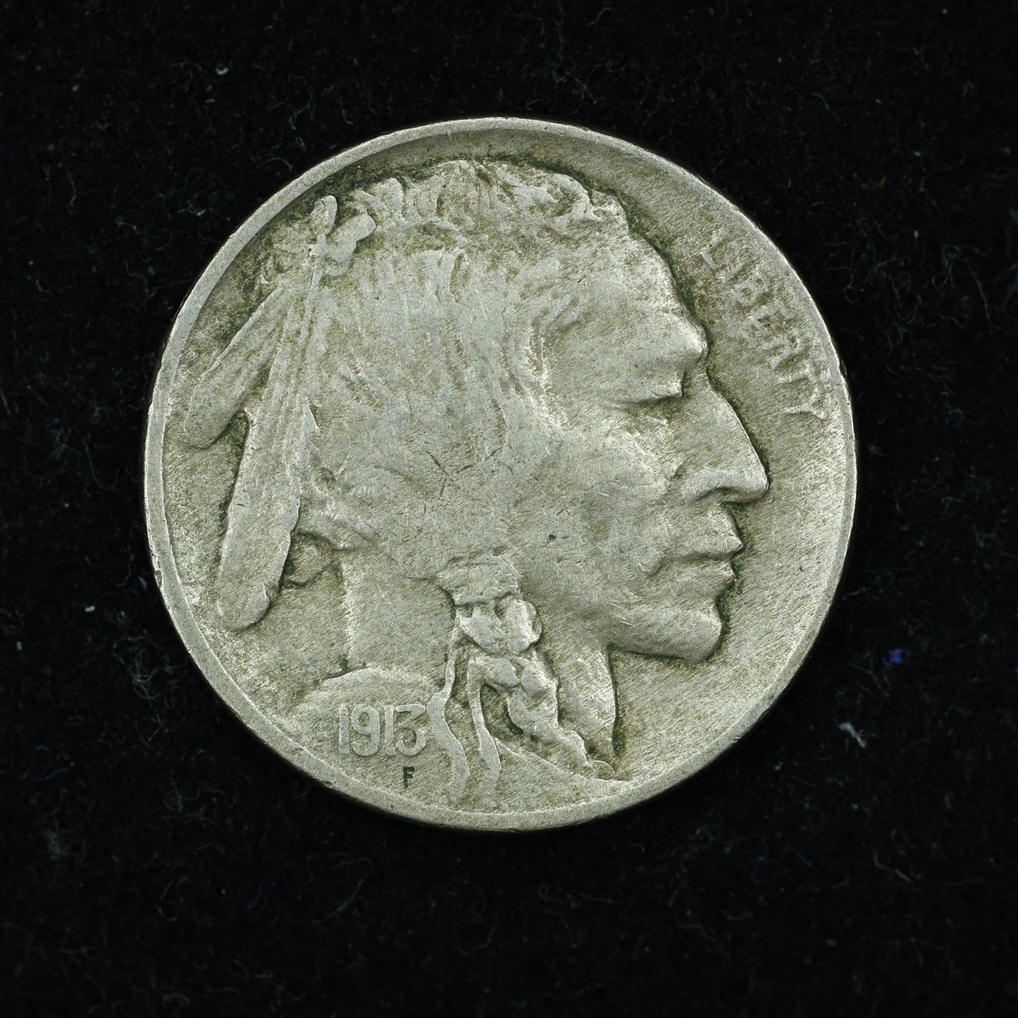 1913 Buffalo 5c Liberty Nickel Variety 2
