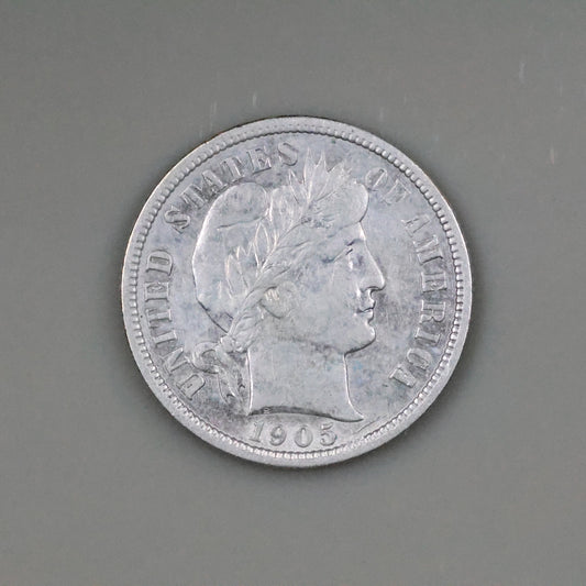 1905 Barber Dime 10C - Philadelphia