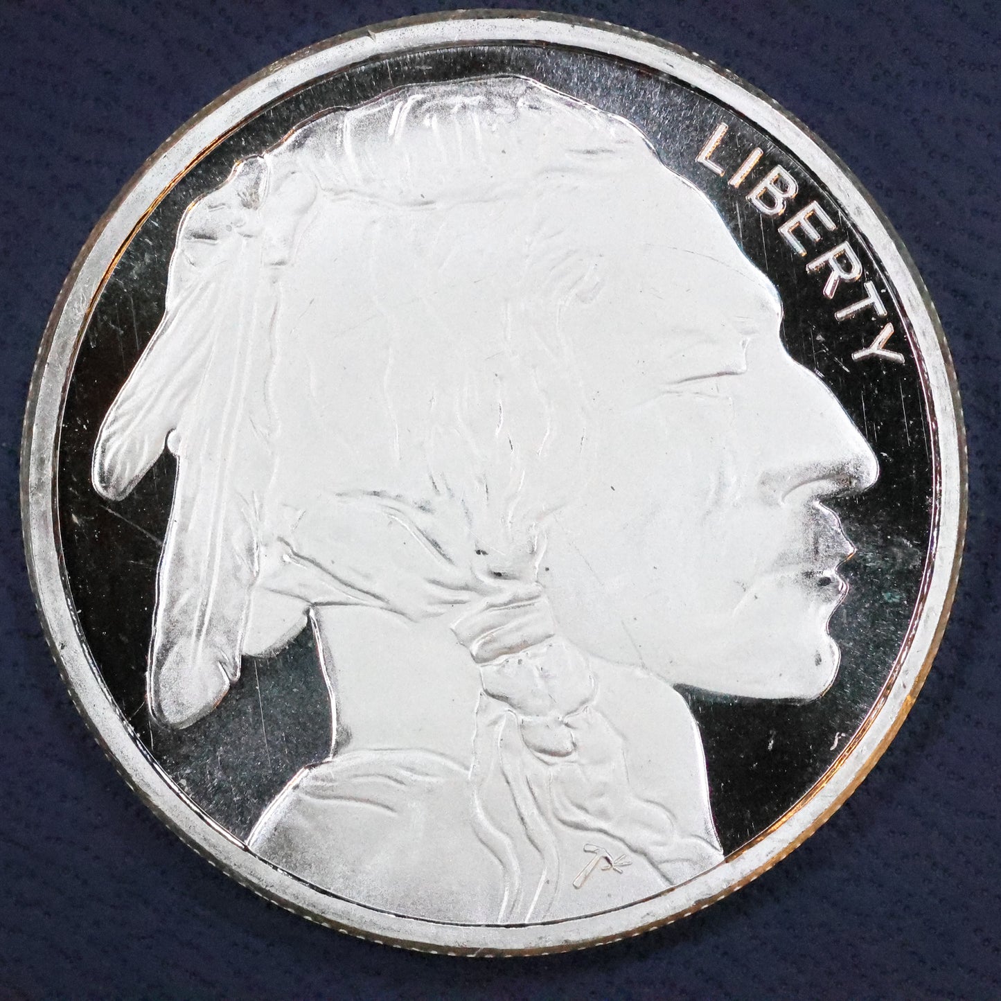 SilverTowne Buffalo Indian Head 1 oz Silver Round .999 Fine