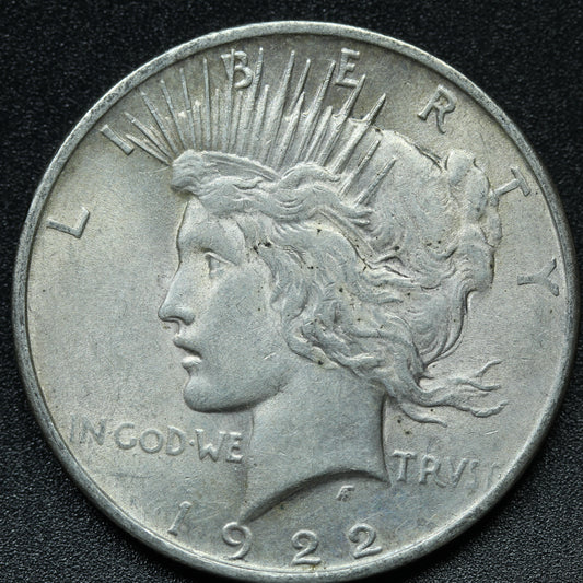 1922 Peace Dollar - Silver - Philadelphia - Exact Coin Pictured