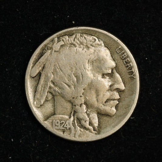 1924 S Buffalo Nickel 5c - San Francisco