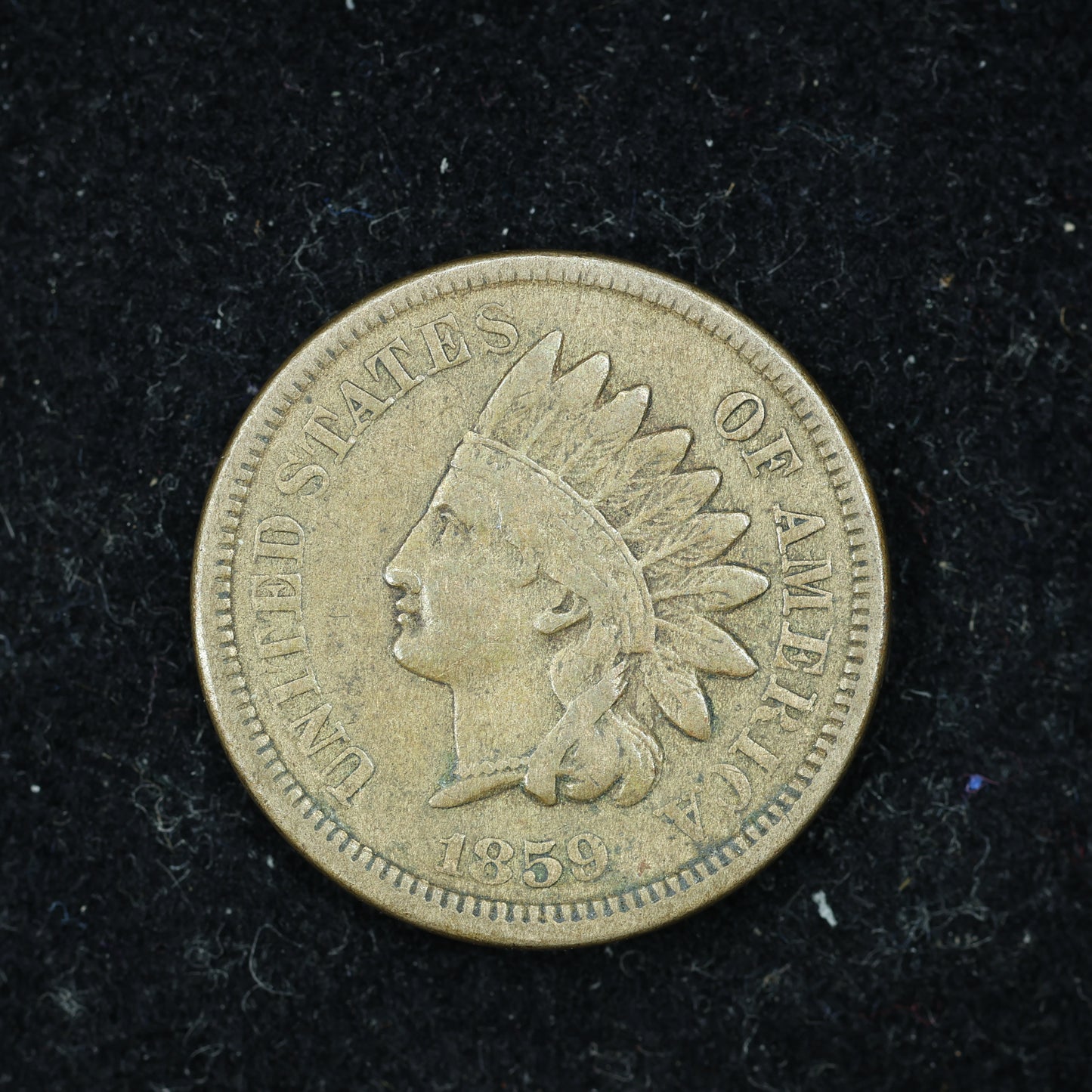 1859 Indian Head Penny 1c