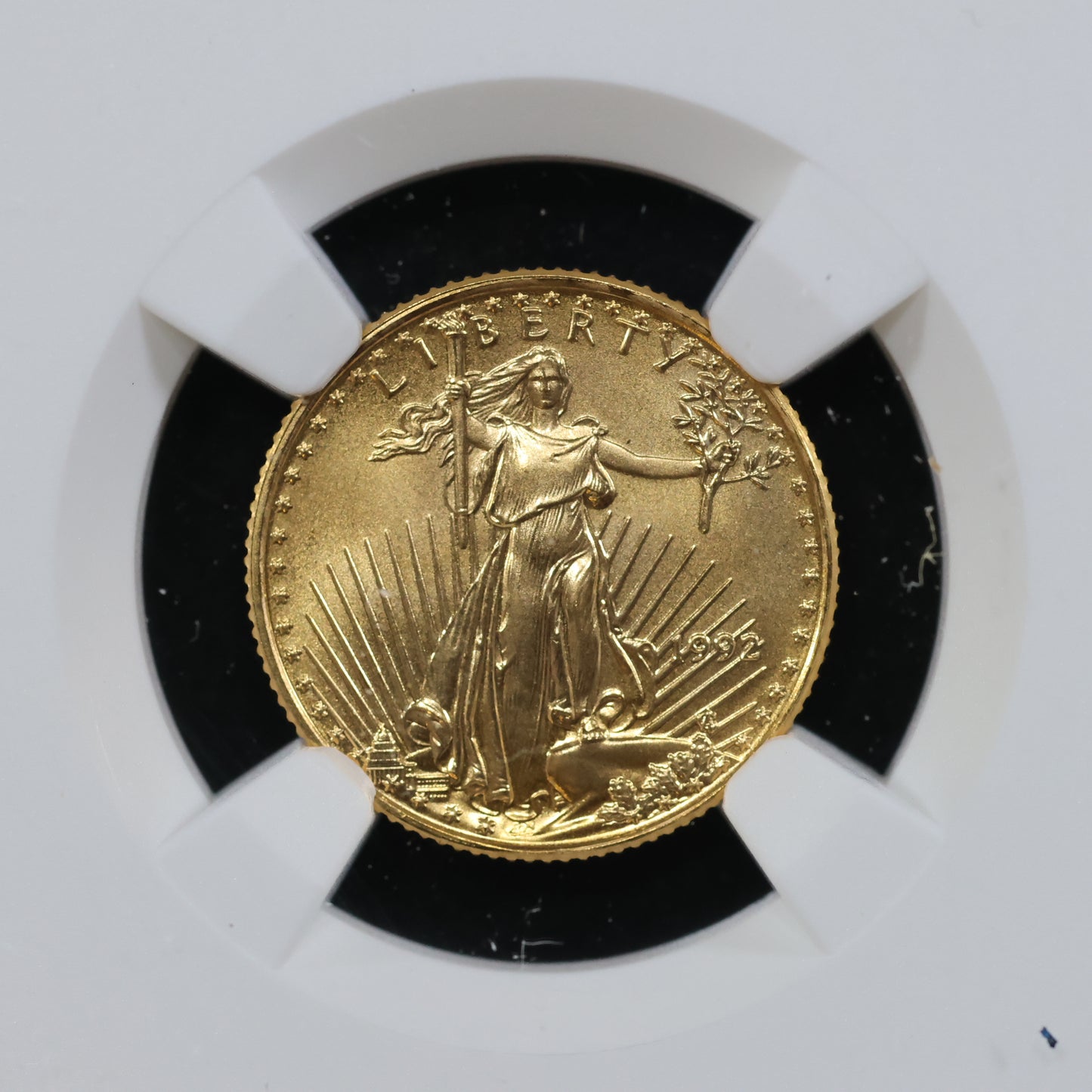 1992 1/10 oz Gold American Eagle 5$ Bullion Gold Coin - NGC MS 69