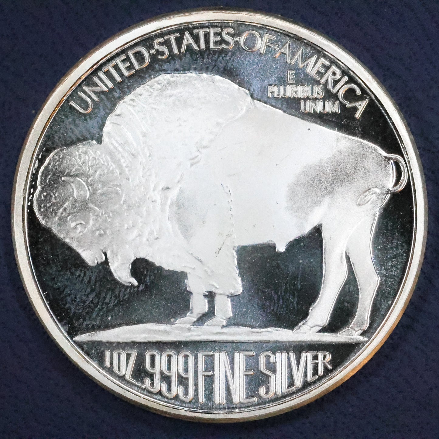 SilverTowne Buffalo Indian Head 1 oz Silver Round .999 Fine