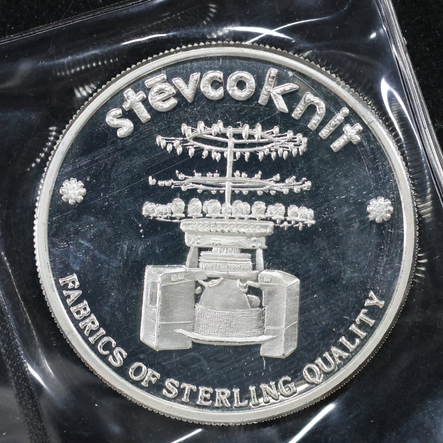 1976 1 oz .999 Fine Silver Engelhard Stevcowovens Stevcoknit SEALED *Low Mintage*