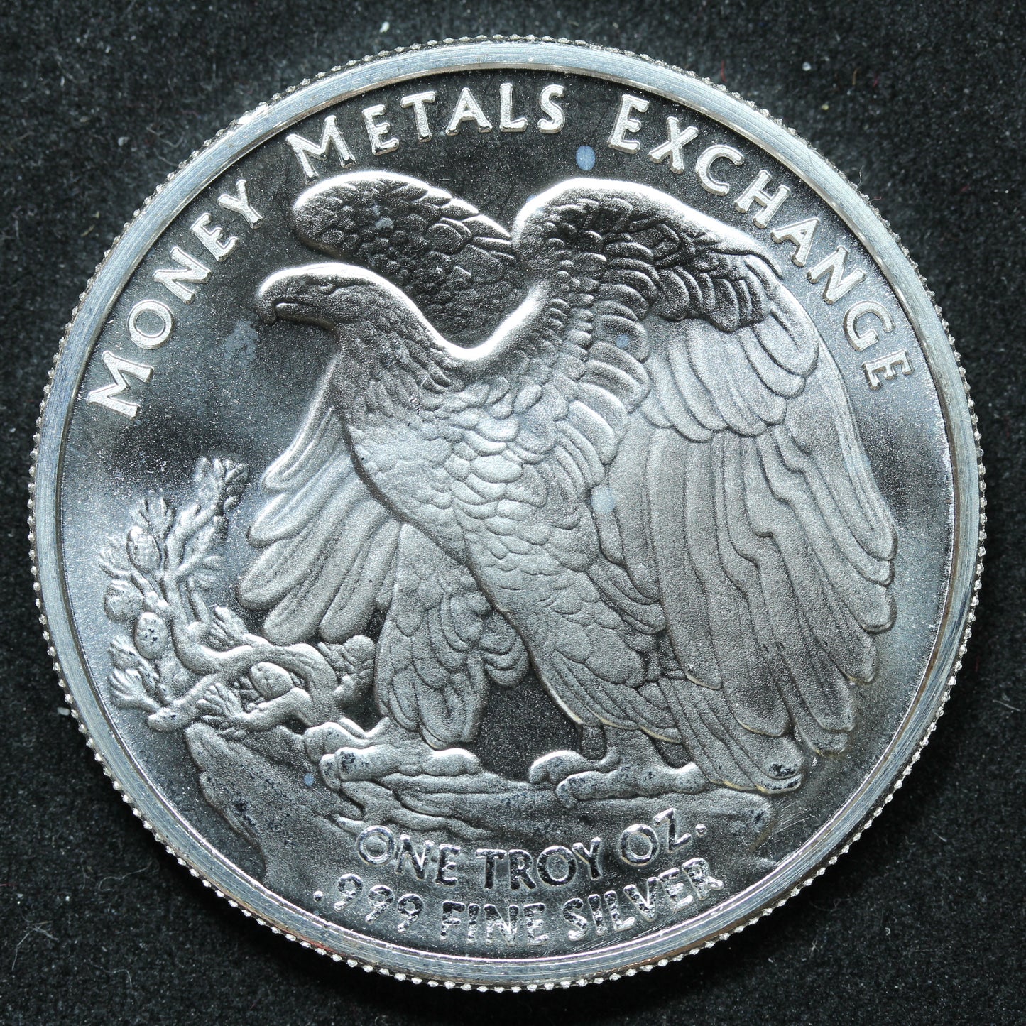 1 oz .999 Fine Silver Round - Money Metals Exchange - Lady Liberty