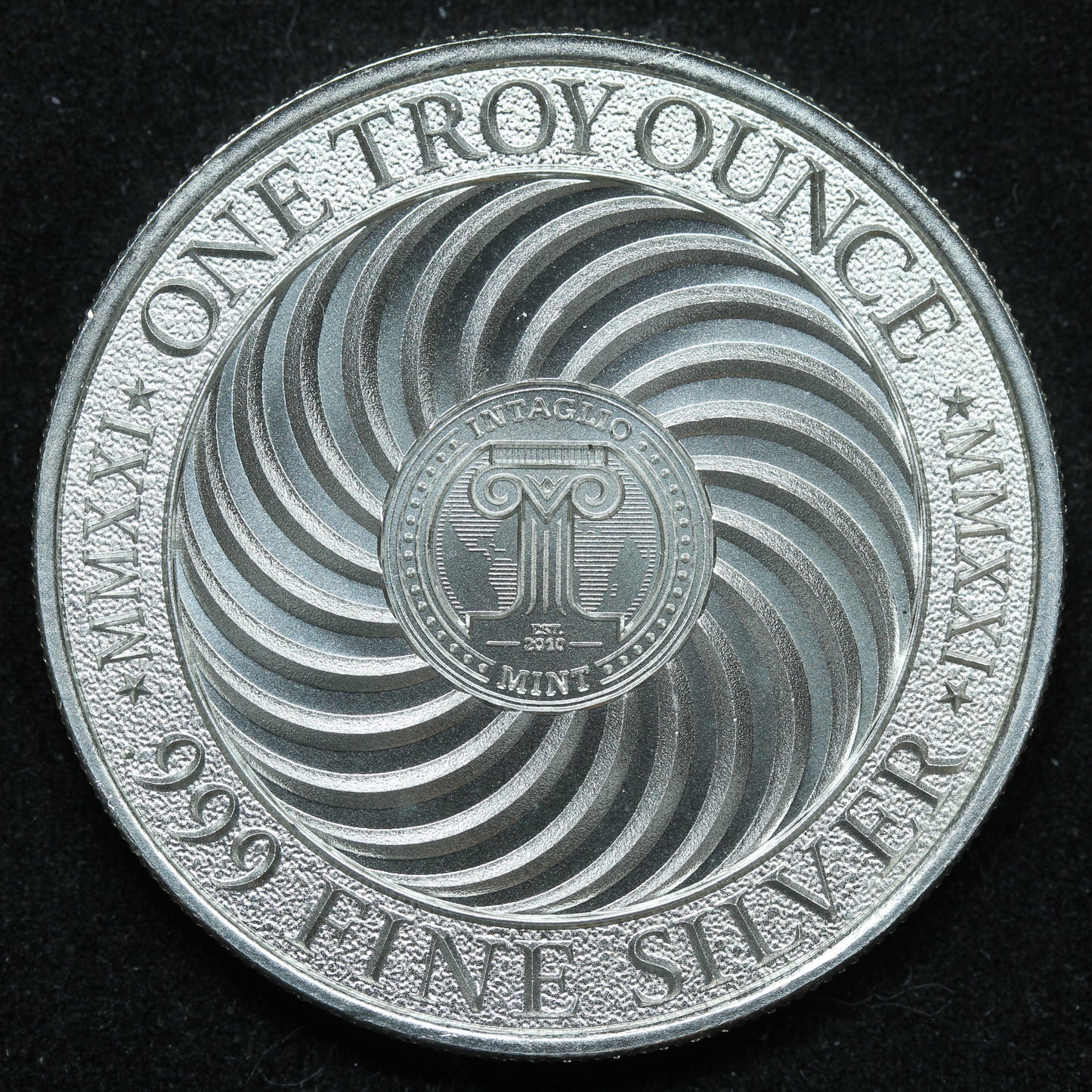 1 oz .999 Fine Silver Round - Intaglio Mint 'The Yeti' w/ Capsule