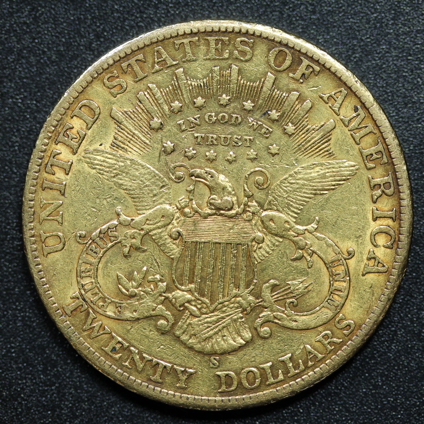 1900 S $20 Gold Liberty Head Double Eagle - San Francisco