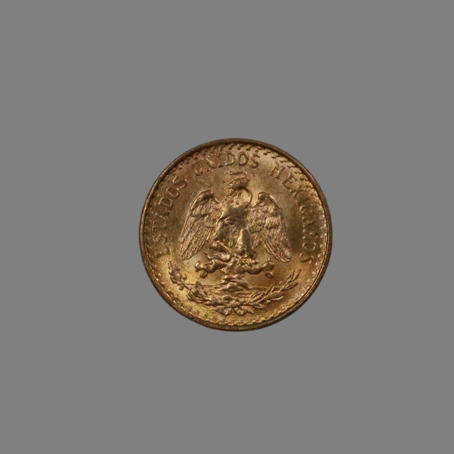 1945 2 Pesos Dos Pesos Mexico Gold Coin