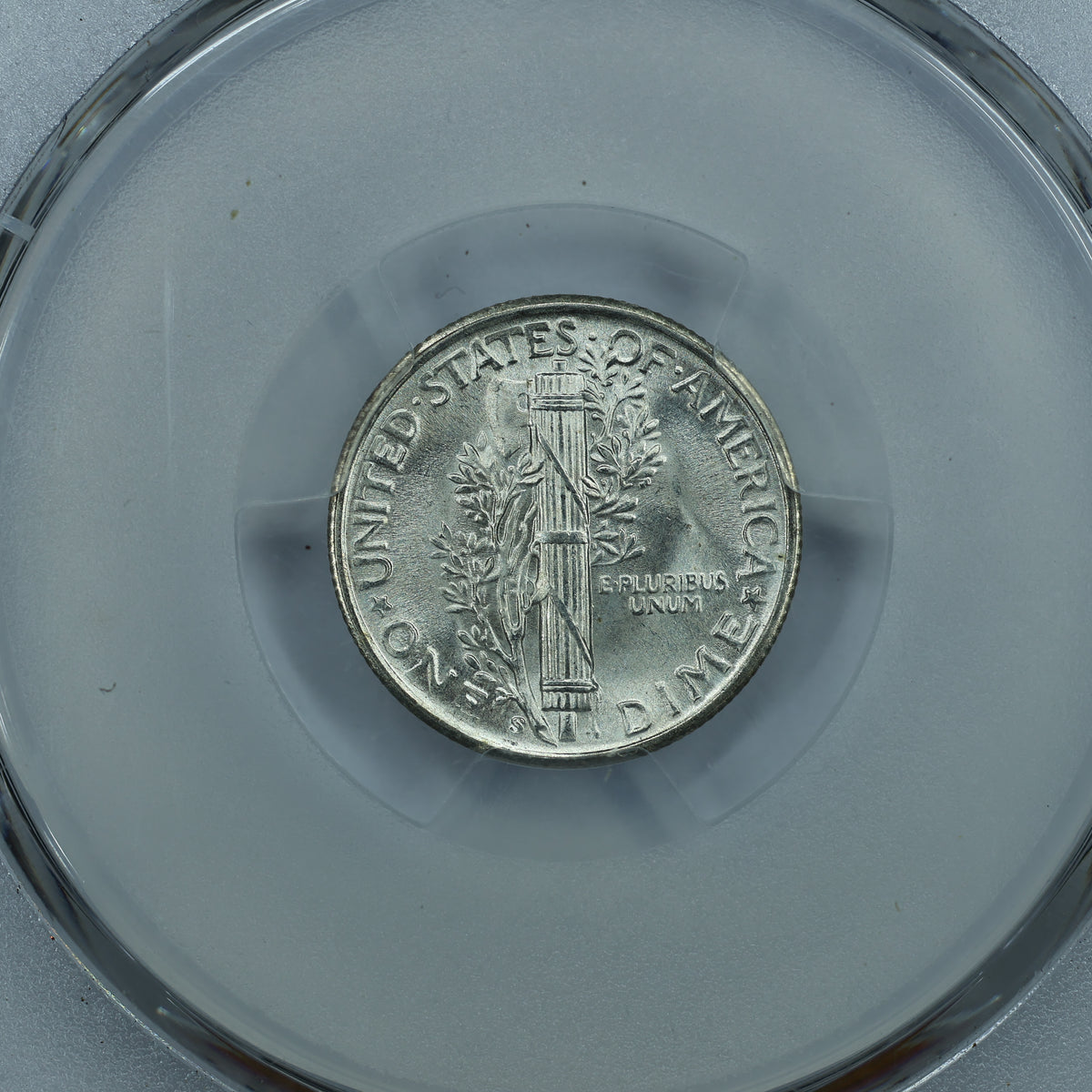 1944 S (San Francisco) Mercury Dime 10c - PCGS MS66