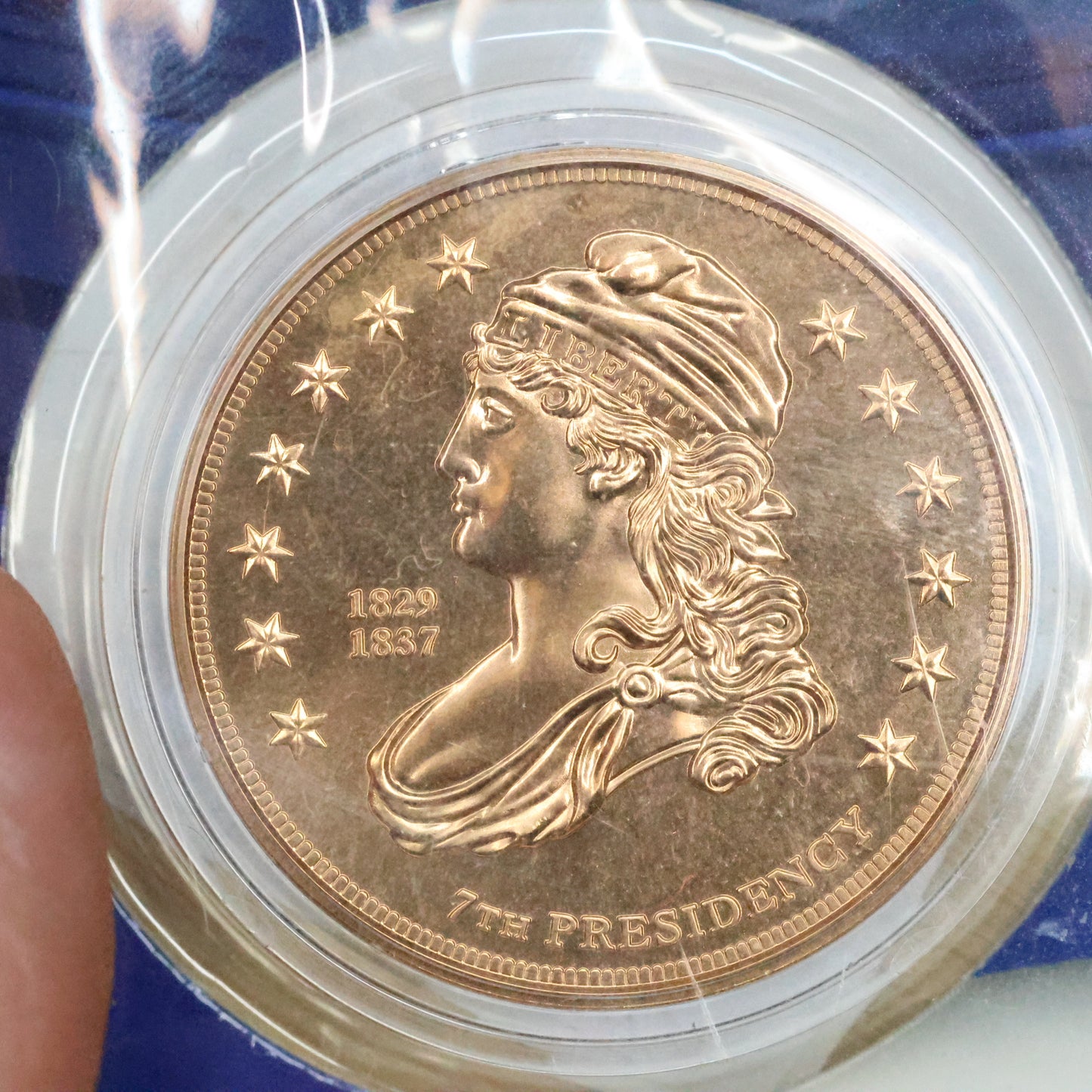 2008 US Mint Andrew Jackson Presidential $1 Coin & First Spouse Medal Set