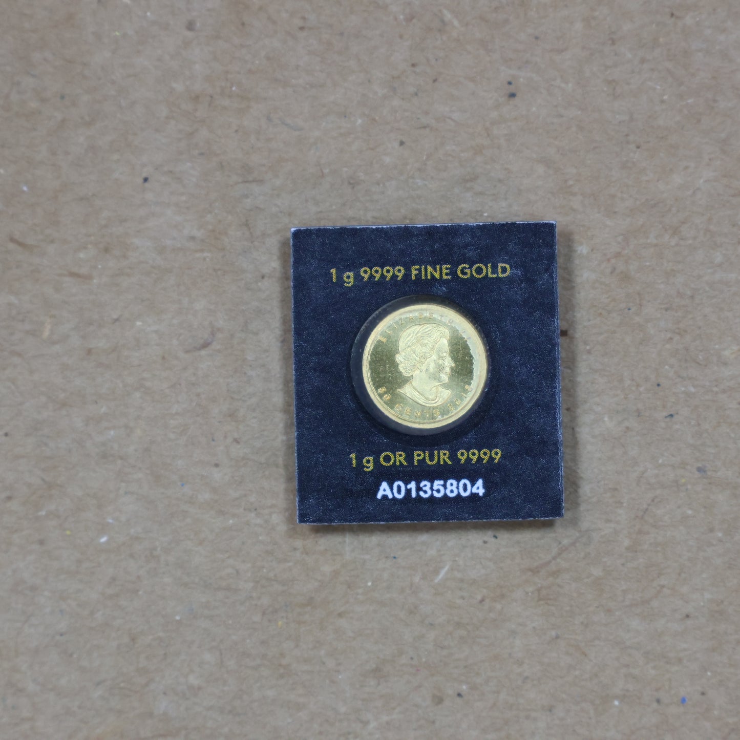 2015 Canada 1 Gram .9999 Fine Gold Maple Leaf Coin