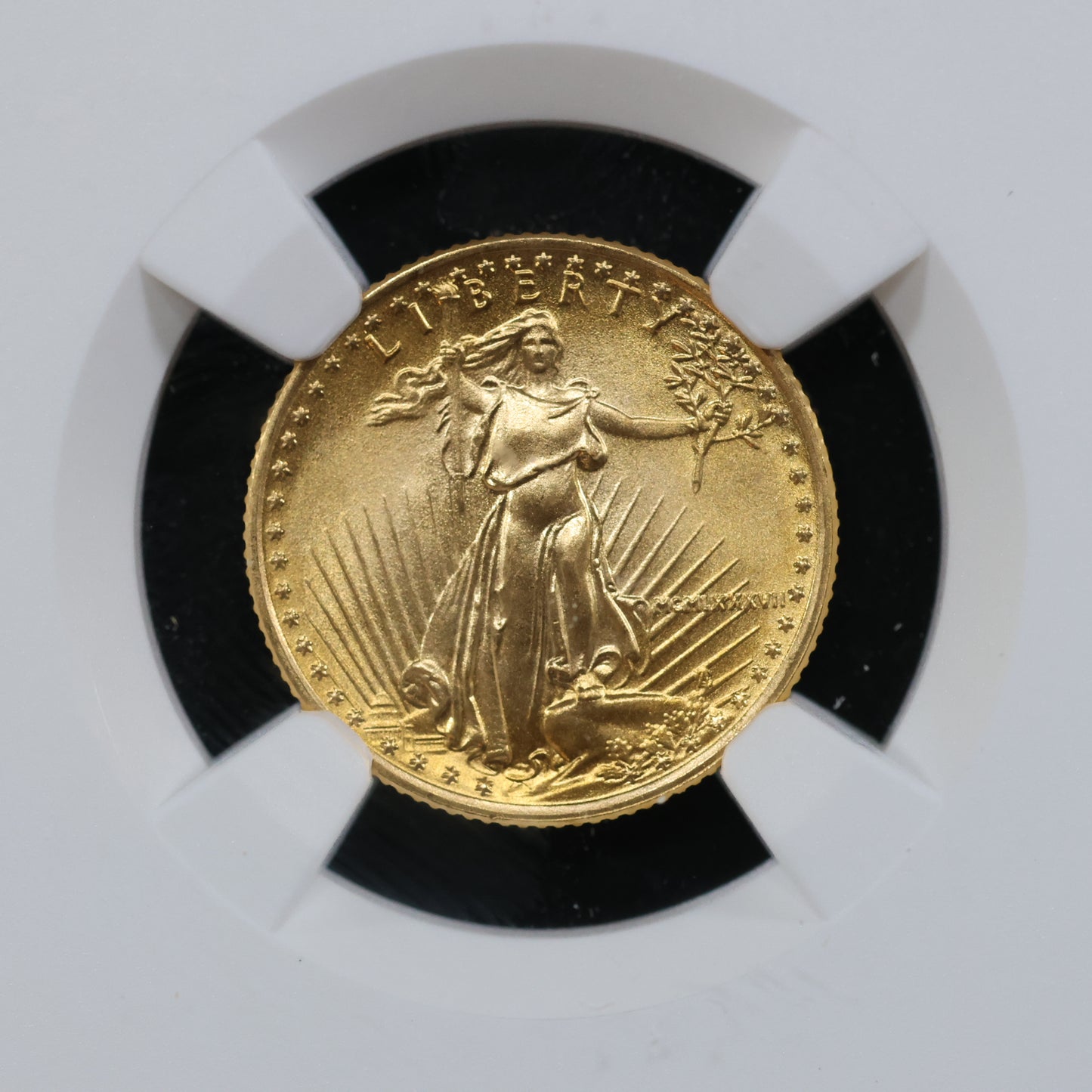 1987 1/10 oz Gold American Eagle 5$ Bullion Gold Coin - NGC MS 69