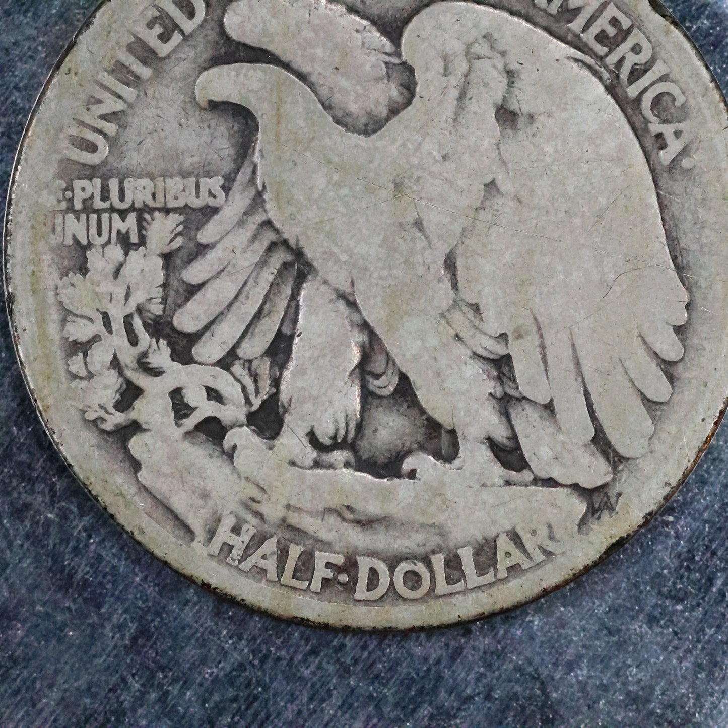 1916 D (Denver) Walking Liberty Silver Half Dollar 50c