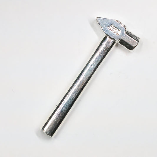 1  oz .999 Fine Silver Bullion Poured Blacksmith Hammer by Yeager's Poured Silver YPS
