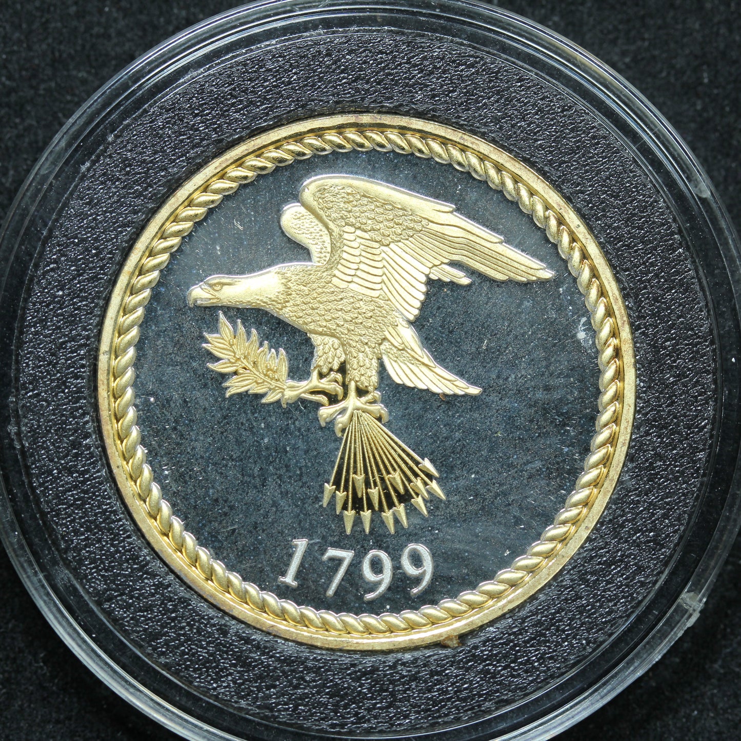 1799 North Carolina Gold Rush Commemorative - 1/2 oz .999 Silver w/ 24 Karat Gold