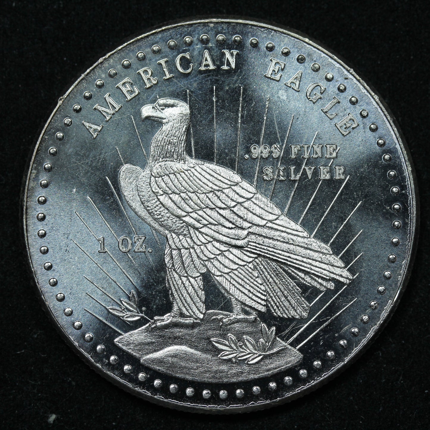 1 oz .999 Silver Round - 1981 World Wide Mint American Eagle